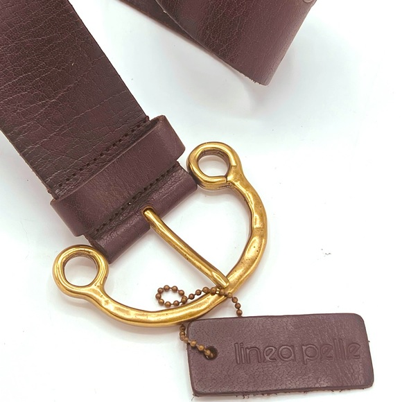 LINEA PELLE IMPORTED LEATHER BELT - Picture 4 of 16